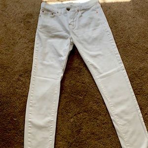 Mens American Eagle Outfitters White Skinny Jeans